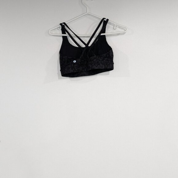 Lululemon The Energy Bra Incognito Camo Coal Size 6 - Picture 3 of 4